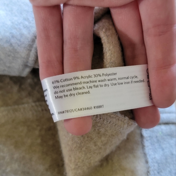 Eileen Fisher PP Cream Oversized Jacket Cotton Blend - Picture 5 of 8